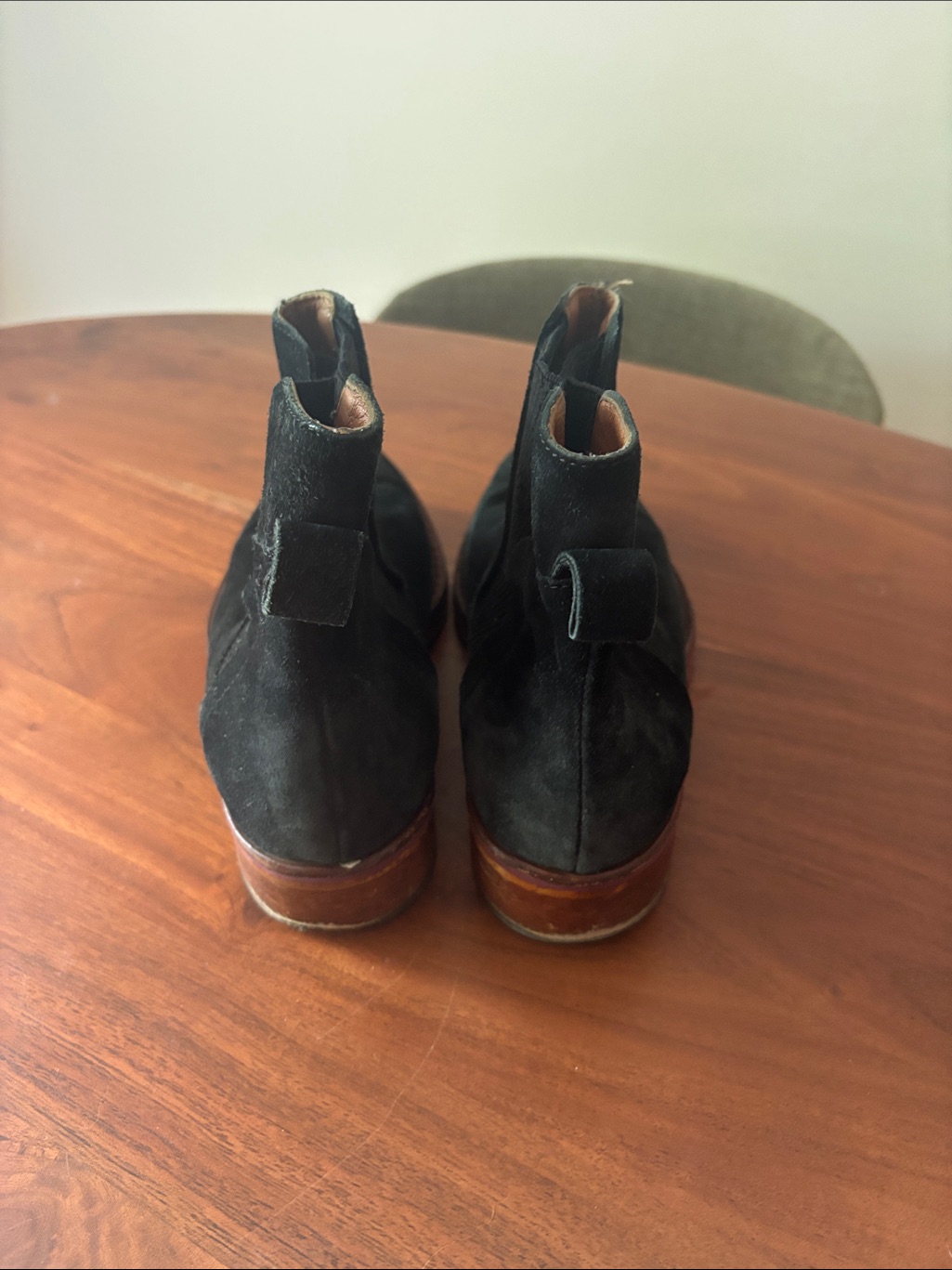 Women’s Black Suede Chelsea Boots - Classic Slip-On Ankle Boots Hudson London — image 5 of 6